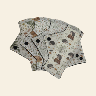 Forest Foliage Cotton Pantyliner Set (4) - Tree Hugger Cloth Pads