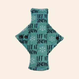 Let It Snow Minky Single Light Flow Day Pad - Tree Hugger Cloth Pads