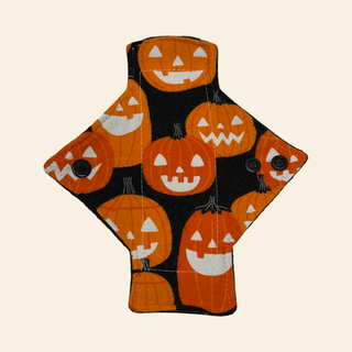 Flannel Pumpkins Cotton Single Pantyliner