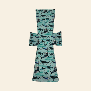 Shark Shenanigans Cotton Single Super Night/Postpartum Pad 16.5"