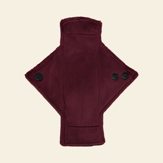 Burgundy Single Minky Pantyliner - Tree Hugger Cloth Pads