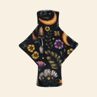 Midnight Forest Minky Single Heavy Flow Day Pad - Tree Hugger Cloth Pads