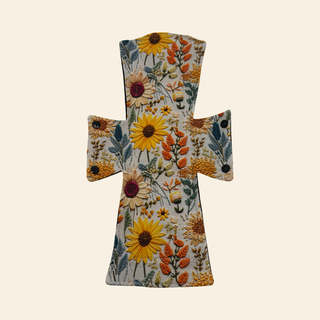 Embroidered Flowers Jersey Single Night Pad