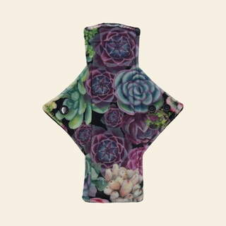Succulent Minky Light Flow Day Pad - Tree Hugger Cloth Pads