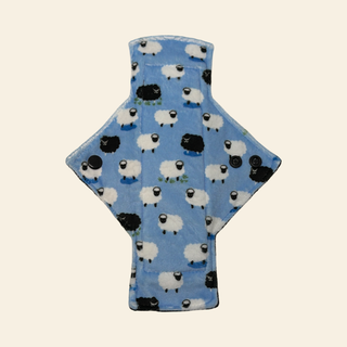 Sheep Minky Single Heavy Flow Day Pad
