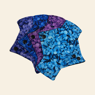 Hydrangea Petals Cotton Pantyliner Set (4)