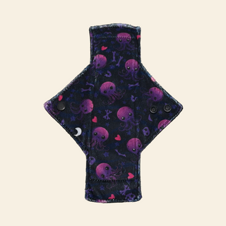 Octopus Minky Single Heavy Flow Day Pad - Tree Hugger Cloth Pads