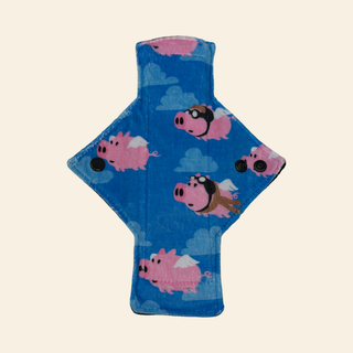 Flying Pigs Minky Single Heavy Flow Day Pad