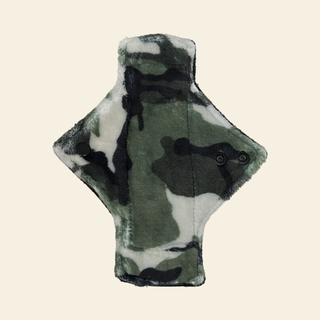 Plush Camo Single Minky Pantyliner - Tree Hugger Cloth Pads