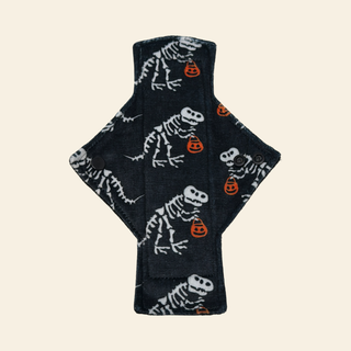 Dino Trick or Treat Minky Single Heavy Flow Day Pad