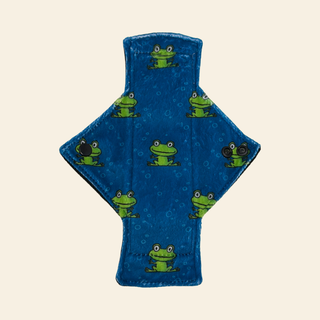 Frogs Minky Single Heavy Flow Day Pad