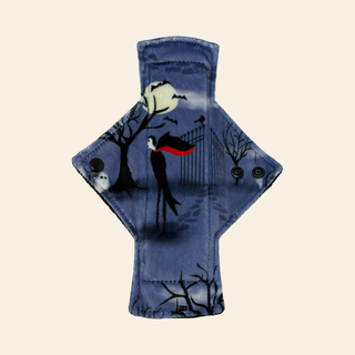 Dracula Minky Single Heavy Flow Day Pad - Tree Hugger Cloth Pads