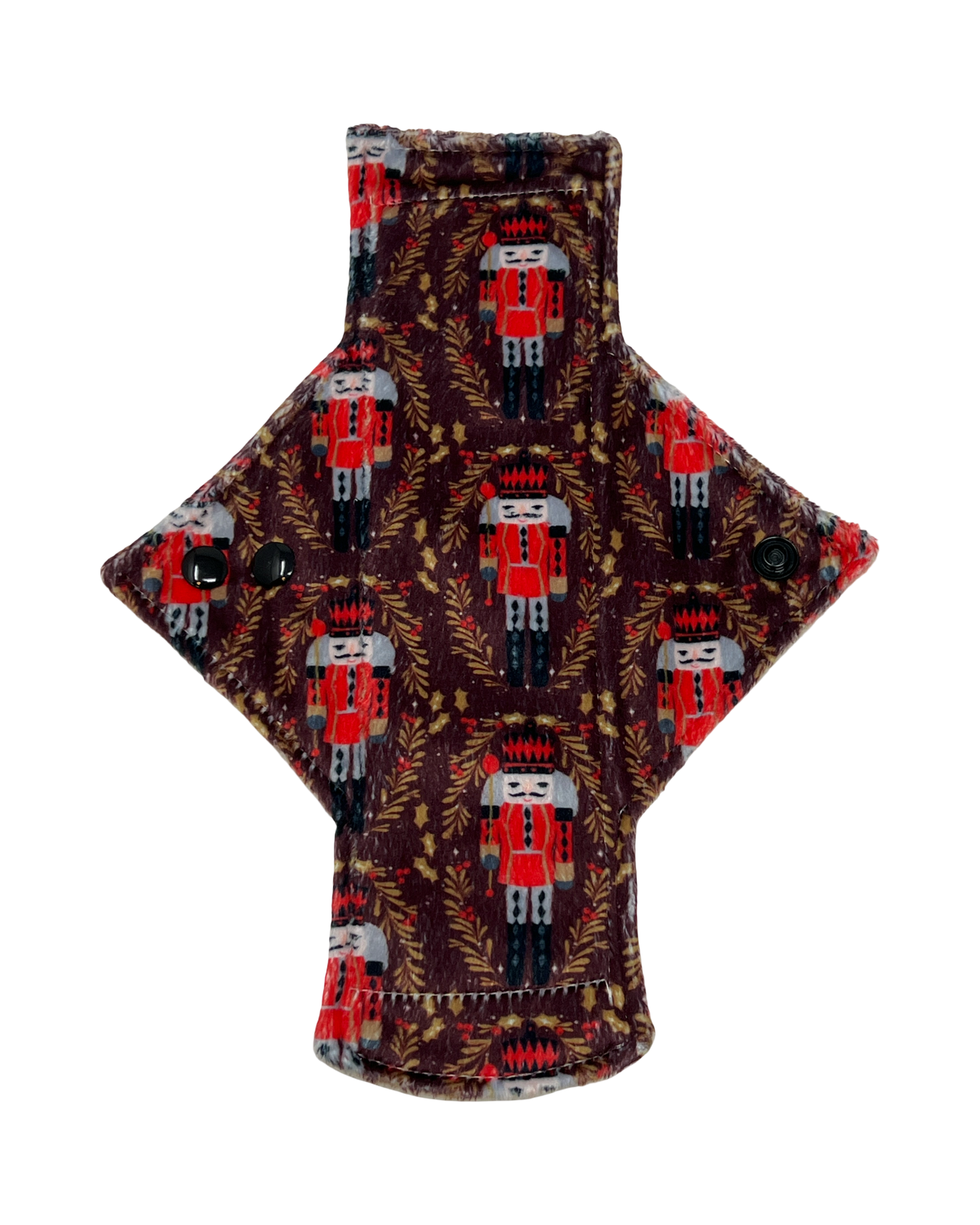 Brown Nutcracker Minky Single Light Flow Day Pad