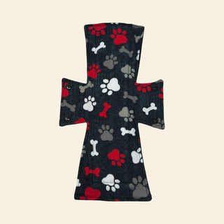 Flannel Paw Prints Cotton Single Night/Postpartum Pad