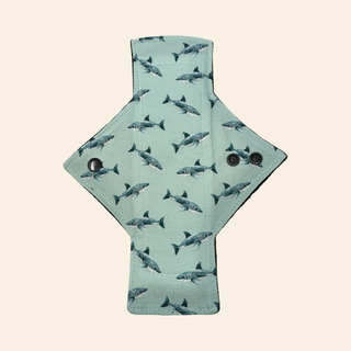 Mama Shark Cotton Single Heavy Flow Day Pad - Tree Hugger Cloth Pads