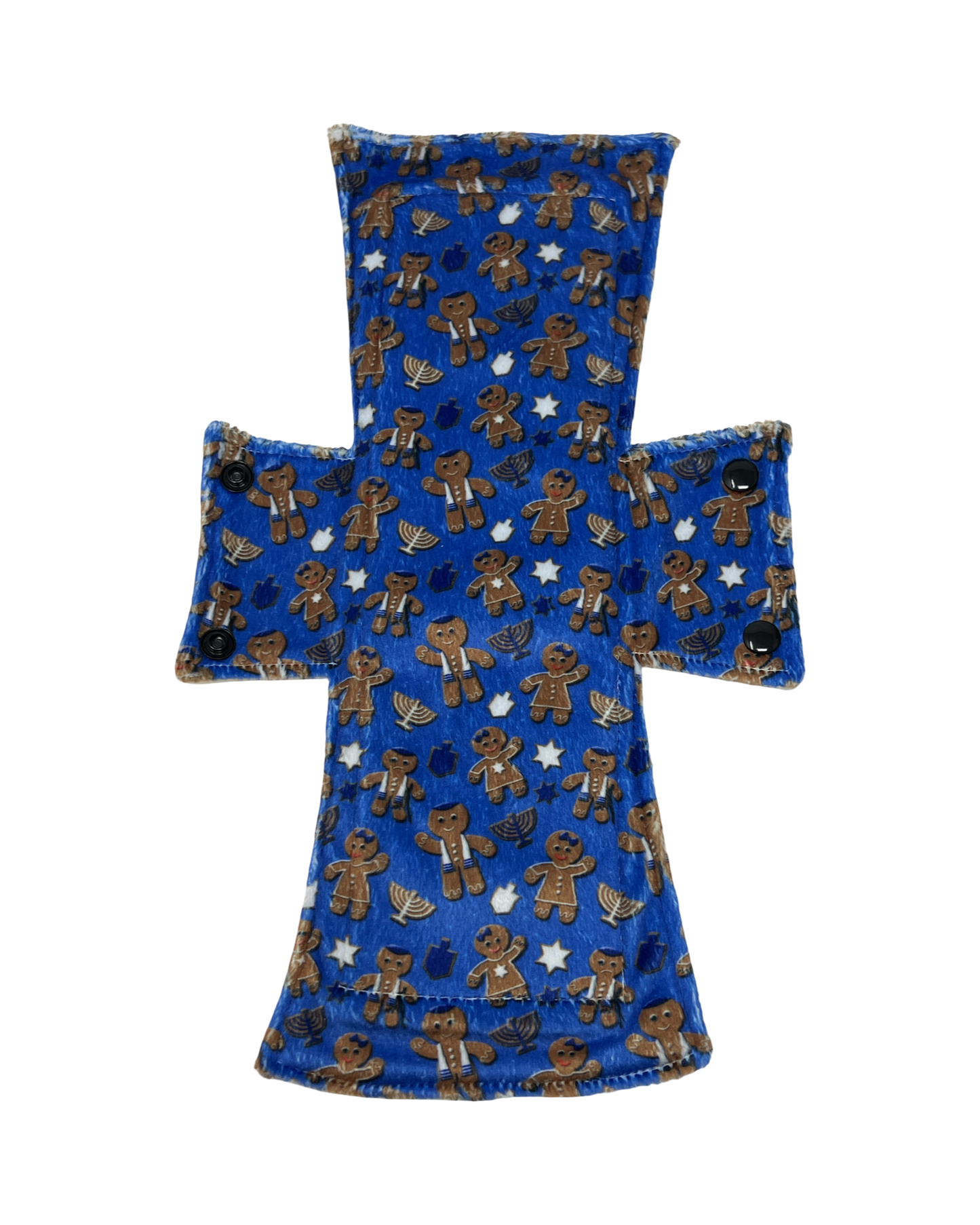 Hanukkah Gingerbread Minky Single Night/Postpartum Pad