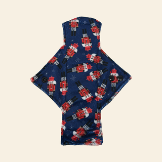 Blue Nutcracker Minky Single Light Flow Day Pad