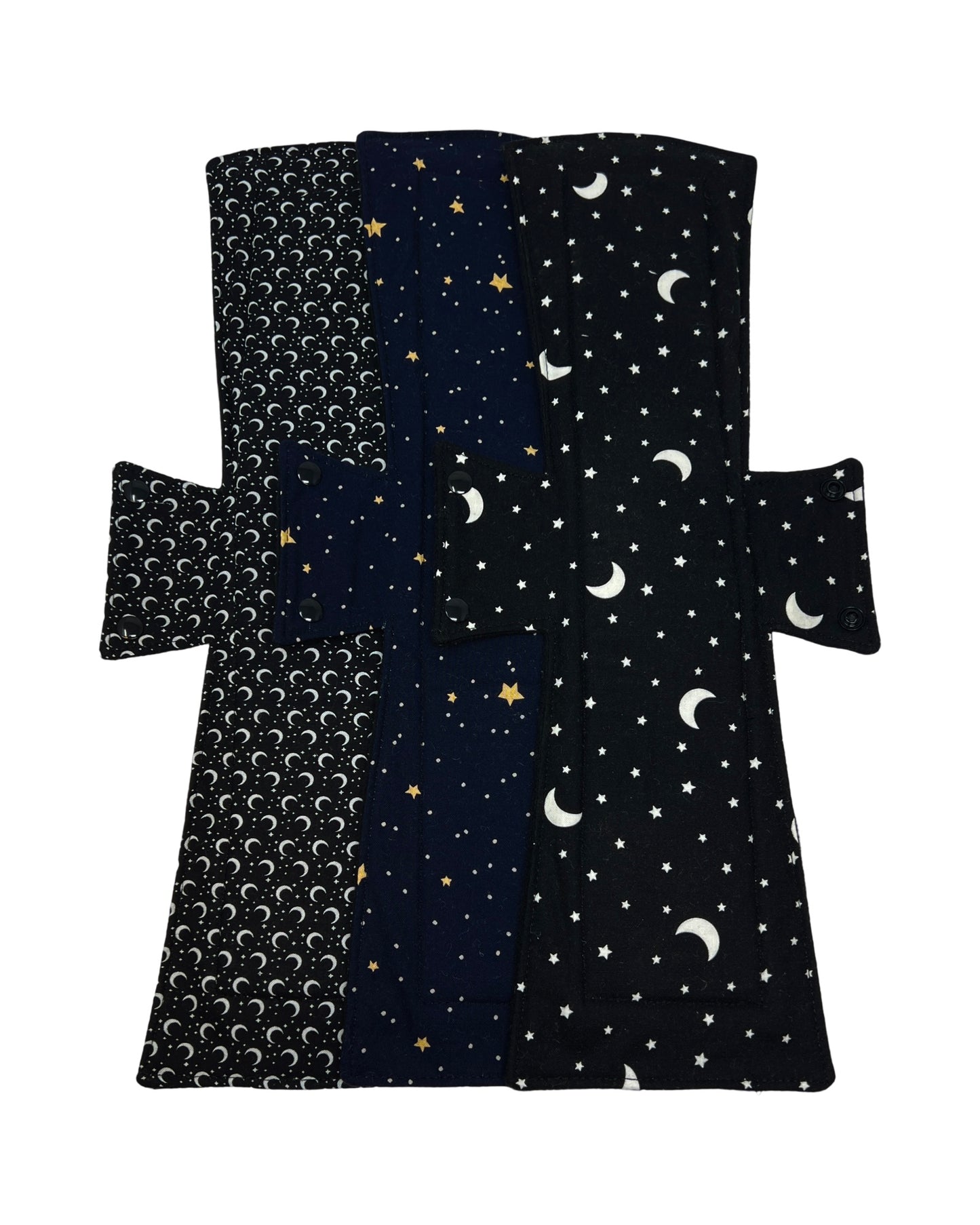 Dark Moon Cotton Super Night/Postpartum Pad Set 16.5"