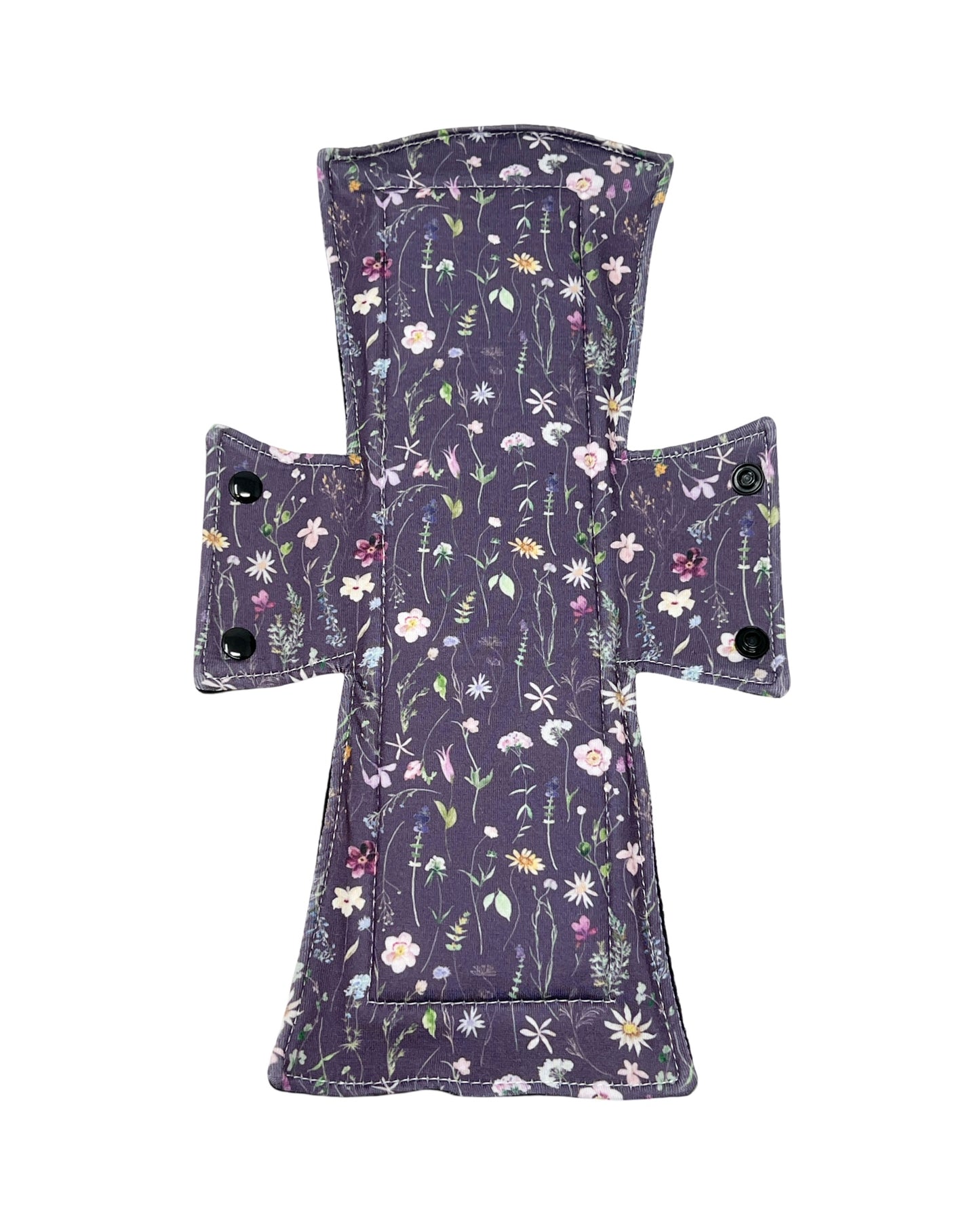 Plum Wildflowers Jersey Single Night Pad