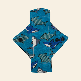 Sharks Cotton Single Pantyliner