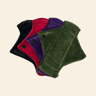 Dark Coloured Bamboo Pantyliners x4