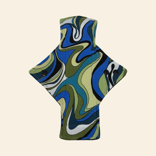 Boning Limited Edition Minky Single Super Night/Postpartum Pad 16.5" - Tree Hugger Cloth Pads