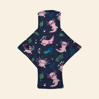 Flannel Axolotl Cotton Single Heavy Flow Day Pad
