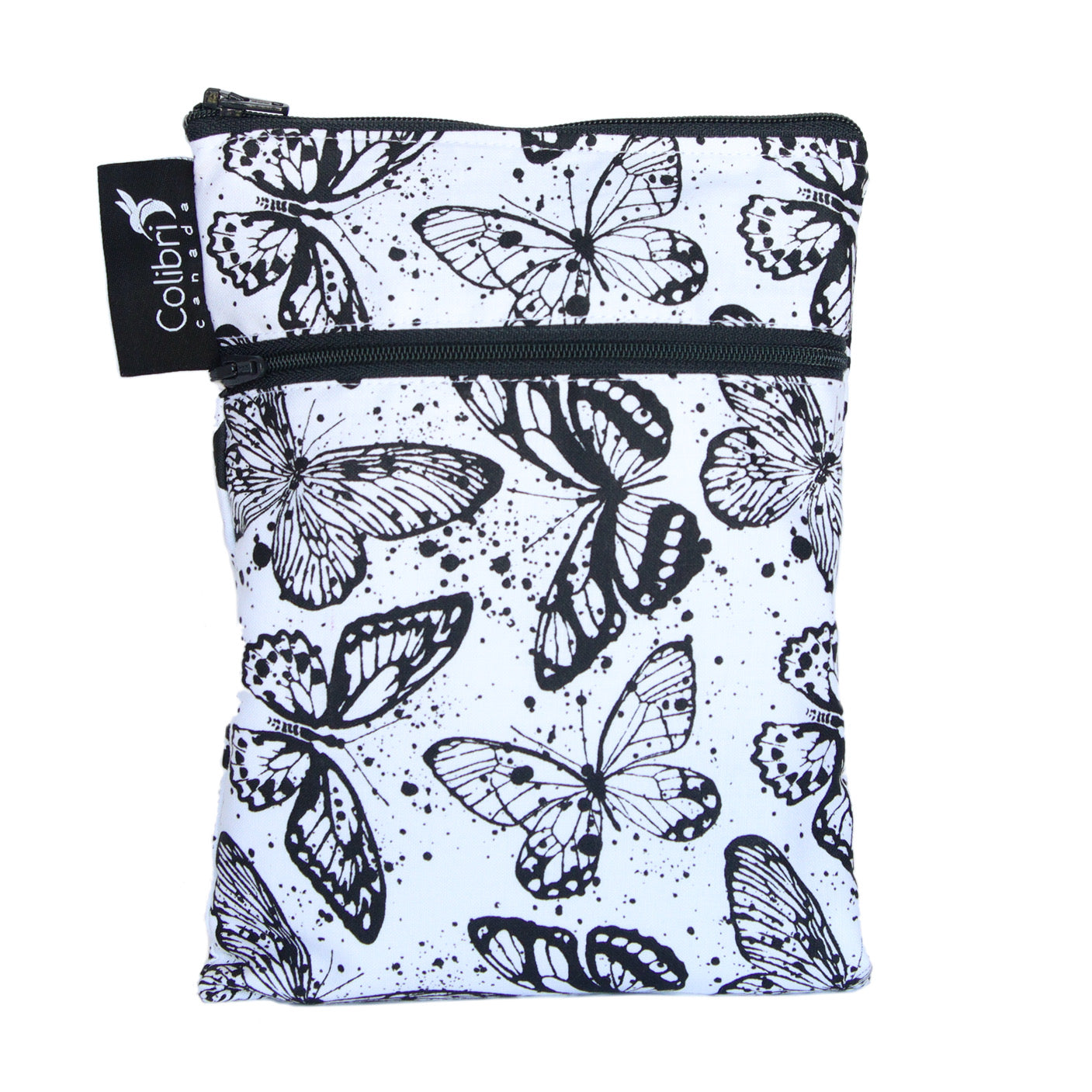 Colibri Butterfly Dual Pocket Purse Sized Wet Bag – Tree Hugger Cloth Pads