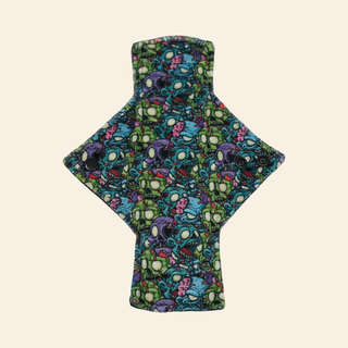 Zombie Brains Minky Single Heavy Flow Day Pad - Tree Hugger Cloth Pads