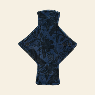 Raven Floral Minky Single Heavy Flow Day Pad