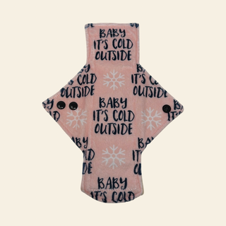 Baby It’s Cold Outside Minky Single Light Flow Day Pad