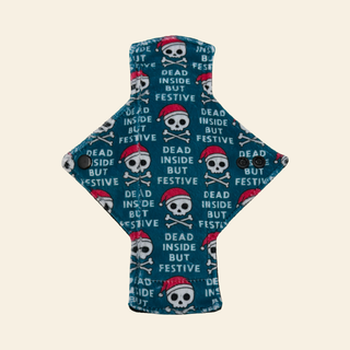 Dead Inside Minky Single Light Flow Day Pad - Tree Hugger Cloth Pads