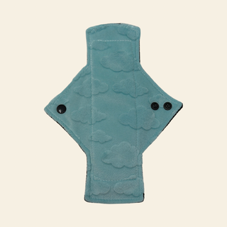 Fluffy Clouds Minky Single Light Flow Day Pad - Tree Hugger Cloth Pads
