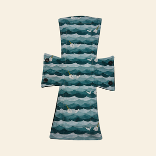 Narwhal Cotton Single Night/Postpartum Pad - Tree Hugger Cloth Pads