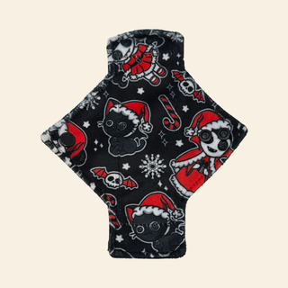 Gothic Christmas Minky Single Pantyliner