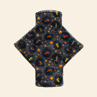 F Bombs Minky Single Pantyliner - Tree Hugger Cloth Pads