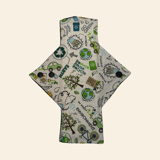 Recycle Cotton Single Light Flow Day Pad - Tree Hugger Cloth Pads