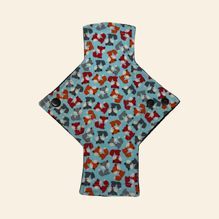 Blue Fox Cotton Single Light Flow Day Pad - Tree Hugger Cloth Pads