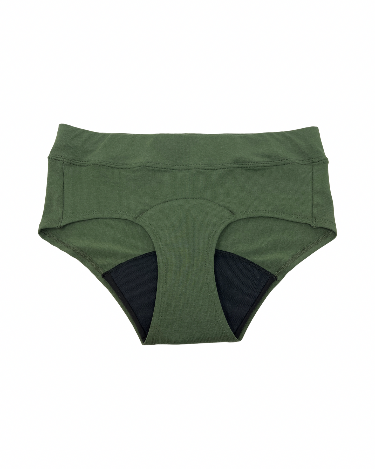 “Game Changer" Period Underwear - Mid-Rise -Forest