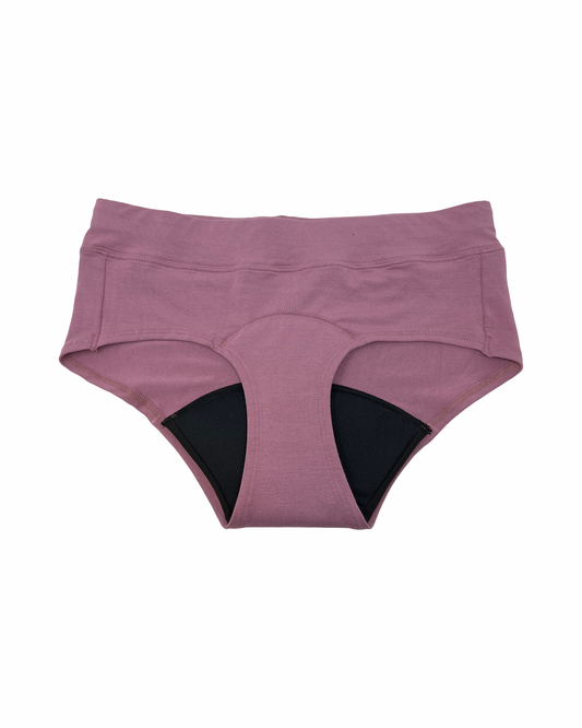 “Game Changer" Period Underwear - Mid-Rise -Dusty Rose