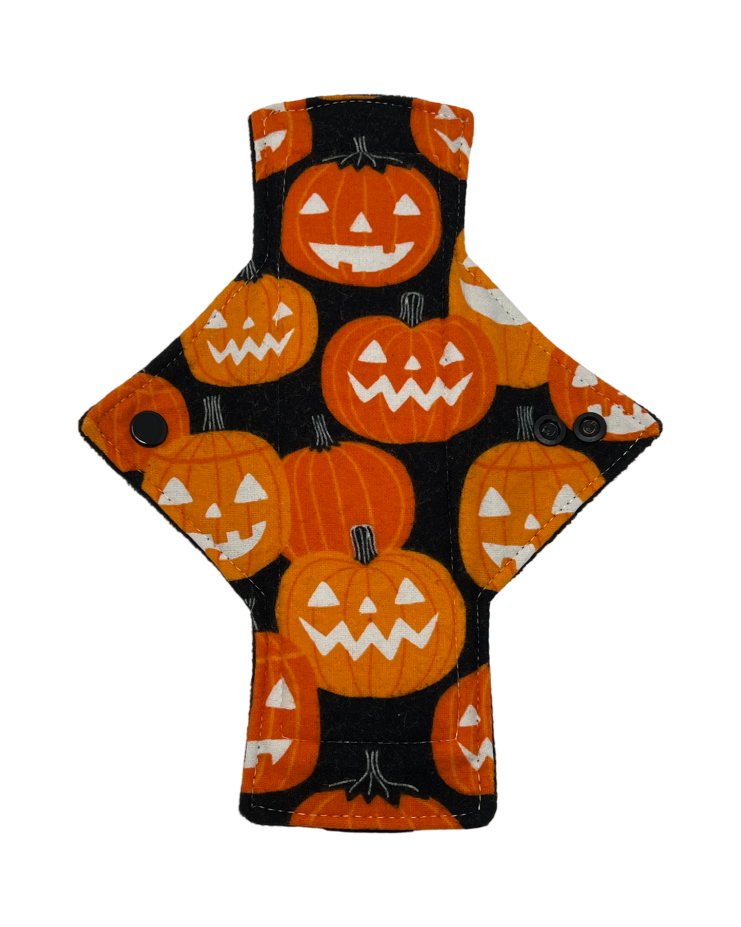 Flannel Glowing Pumpkins Limited Edition Cotton Single Heavy Flow Day Pad