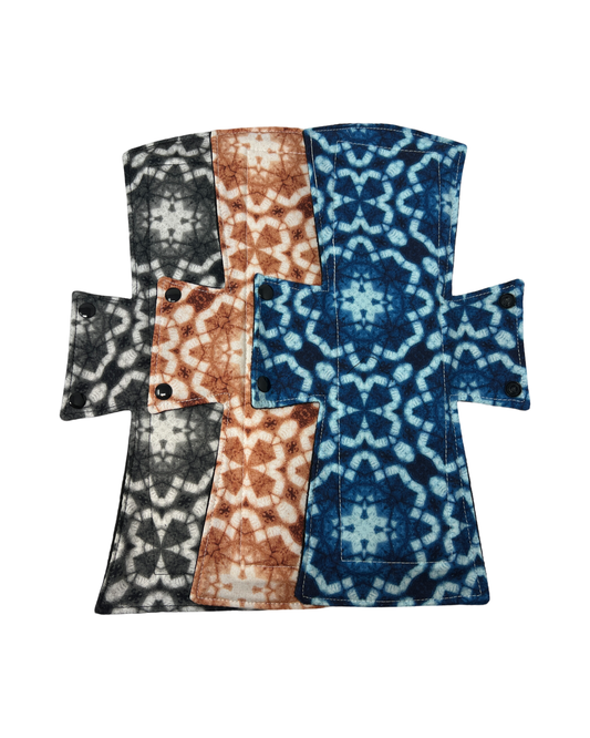 Kaleidoscope Cotton Night/Postpartum Pad Set