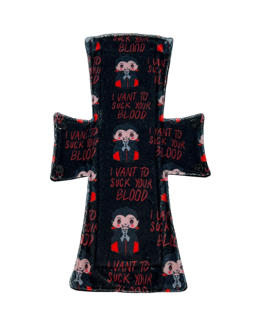 Vampire Minky Single Night/Postpartum Pad