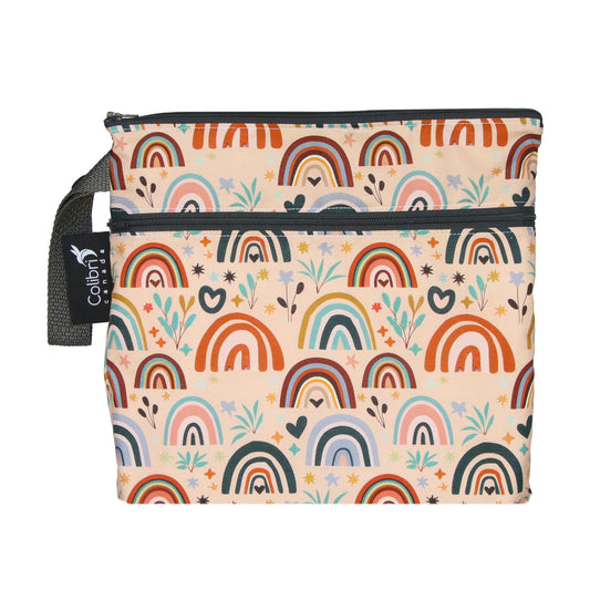 **NEW** Colibri Spring Rainbow Dual Pocket Square Wet Bag