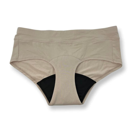 “Game Changer" Period Underwear - Mid-Rise -Beige XL Only