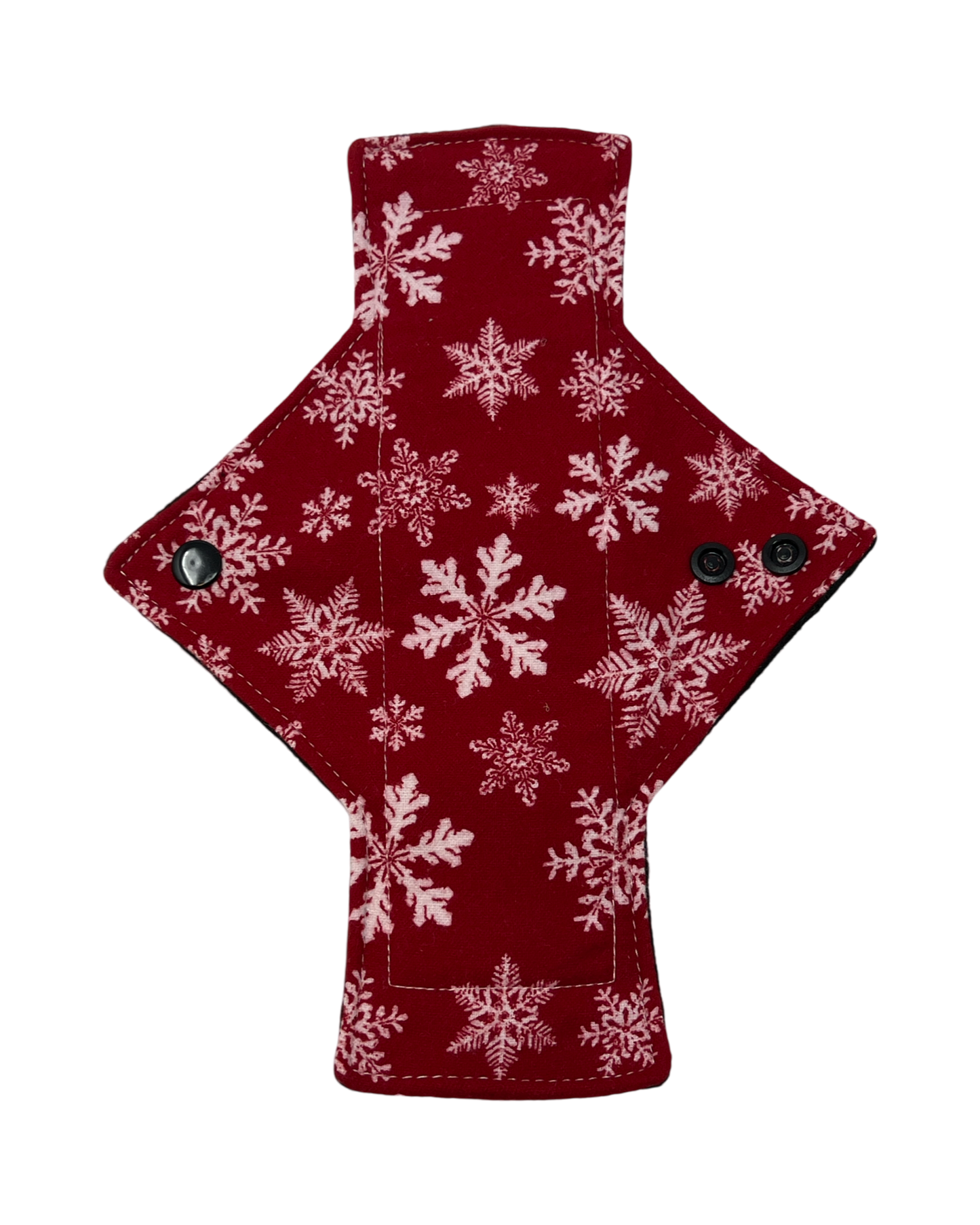 Flannel Red Snowflakes Limited Edition Cotton Single Heavy Flow Day Pad