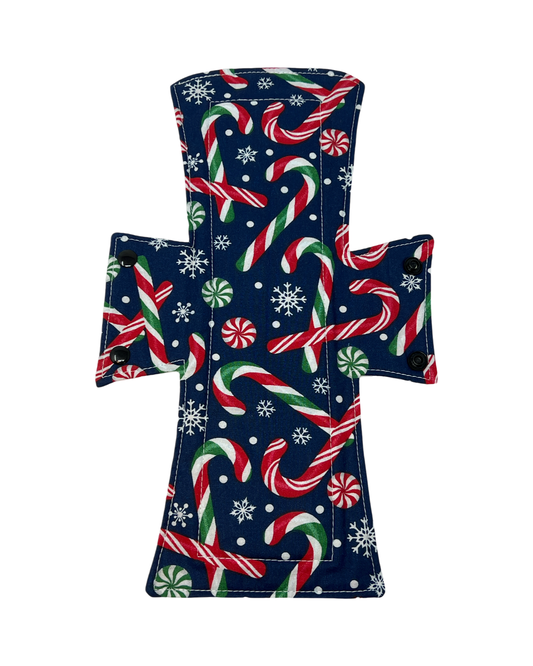 Candy Cane Limited Edition Cotton Single Night/Postpartum Pad