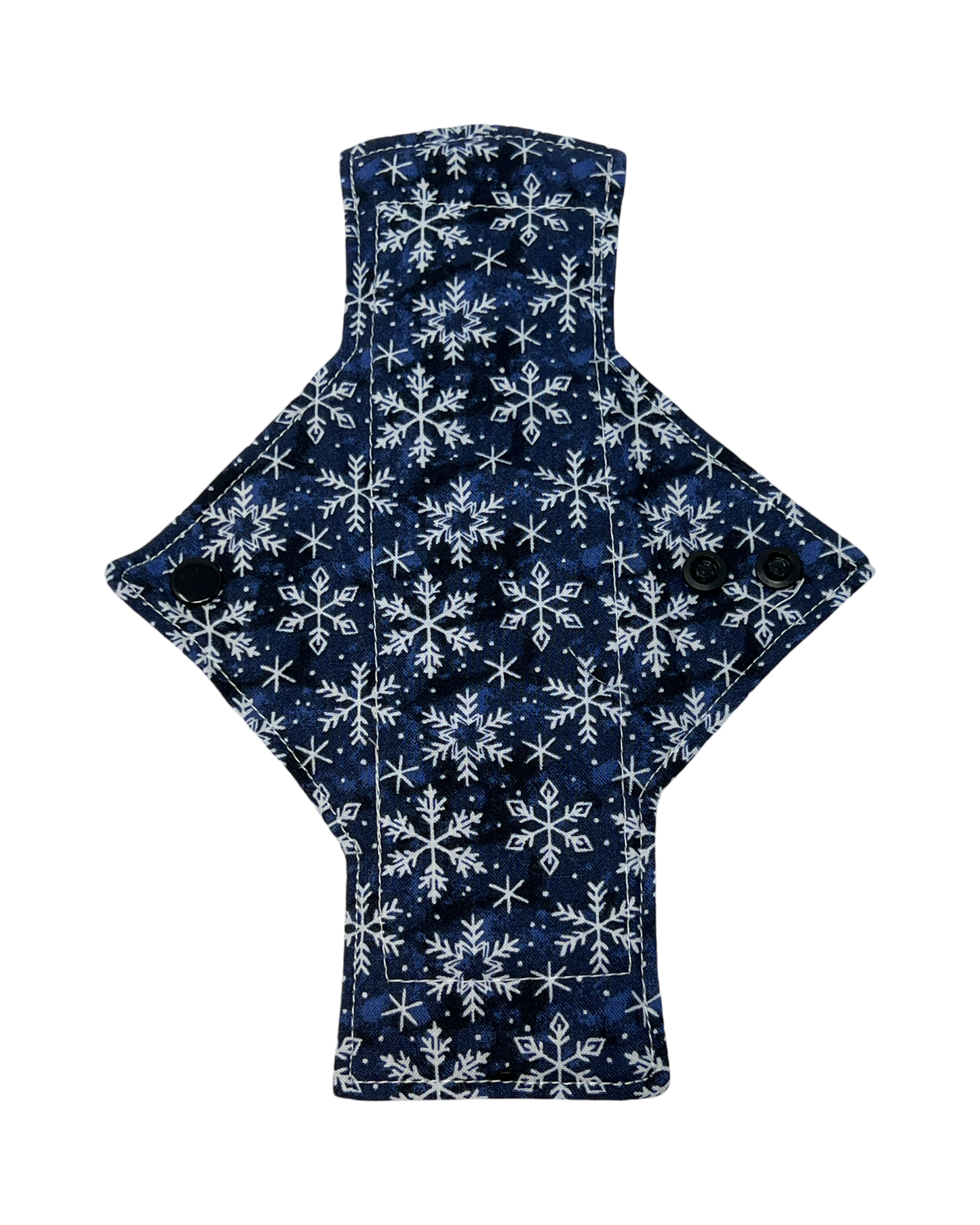 Navy Snowflakes Limited Edition Cotton Single Light Flow Day Pad