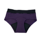 “Game Changer" Period Underwear - Mid-Rise -Plum/Black