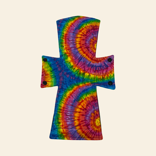 Tie Dye Rainbow Cotton Single Night/Postpartum Pad